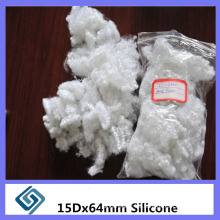 Non Siliconized Hcs Polyester Fiber 15D*51mm Hard Fiber White Color